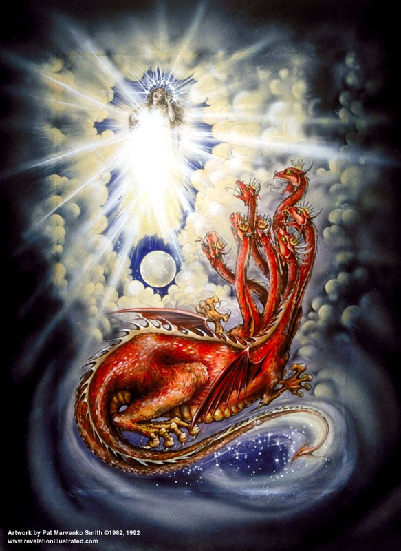 The Woman and the Dragon Revelation 12:1-5 by Pat Marvenko on www.revelationillistrated.com