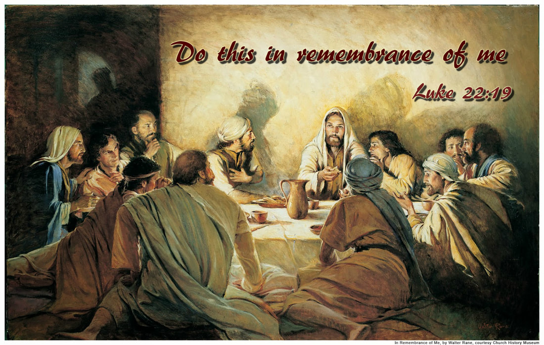 Do this in remembrance of me Luke 22:19 on painting of Jesus at the Passover