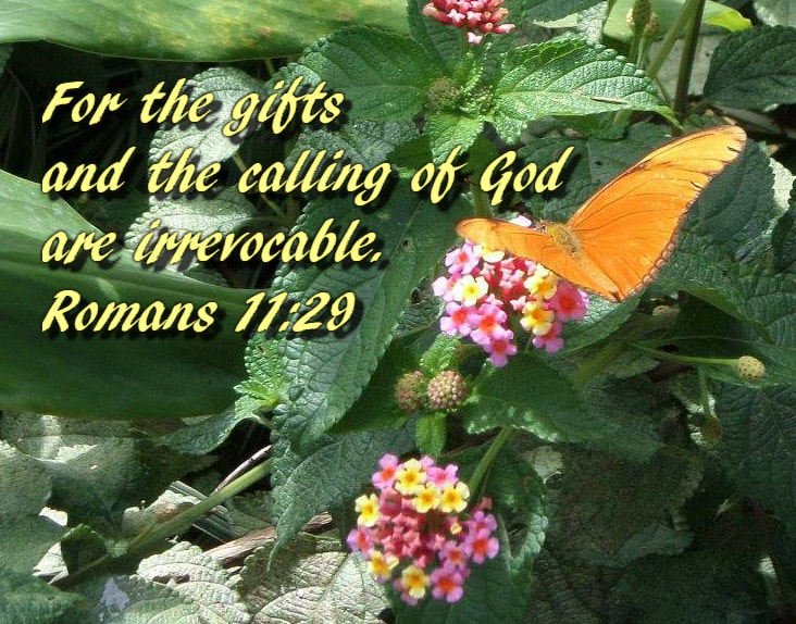 For the gifts and the calling of God are irrevocable.  Romans 11:29