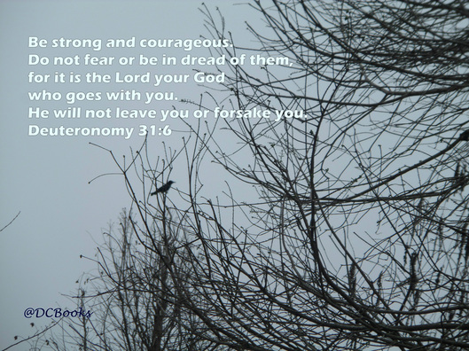 Be strong and courageous. Do not fear or be in dread of them, for it is the Lord your God who goes with you. He will not leave you or forsake you.  Deuteronomy 31:6