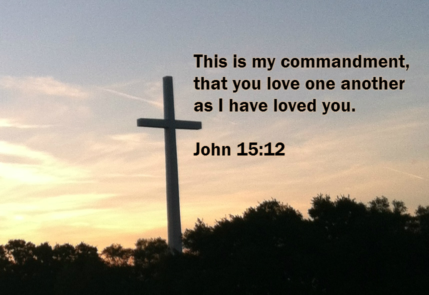 This is my commandment, that you love one another as I have loved you. John 15:12
