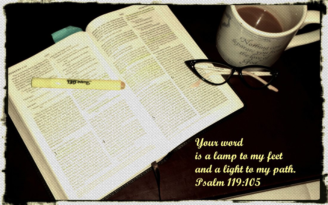 Your word is a lamp to my feet     and a light to my path. Psalm 119:105