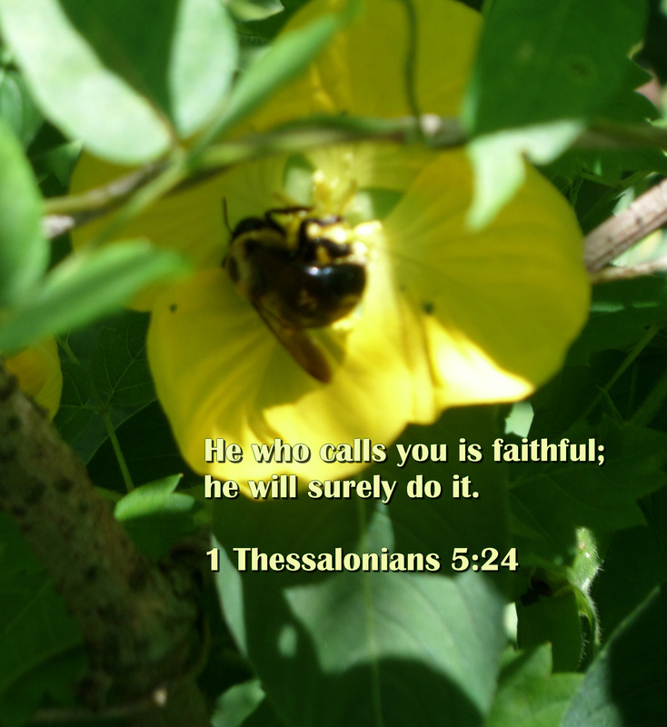  He who calls you is faithful; he will surely do it. 1 Thessalonians 5:24