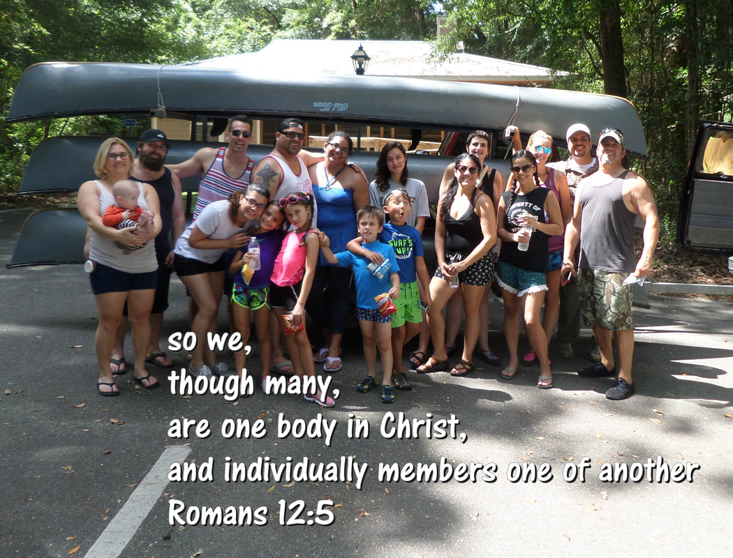 so we, though many, are one body in Christ, and individually members one of another Romans 12:5